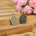 16x11MM Zinc Alloy Ice Cream Charm Pendant for DIY Necklace Bracelet Jewelry Making