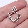 24x18mm 0.9g Multi Color Zinc Alloy Geometric Earring Connector Charms for DIY Earring Making