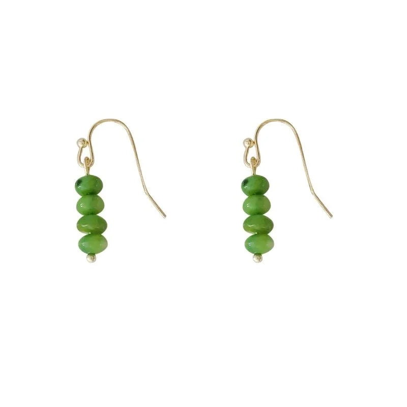 Summer Shell Tassel Drop Earrings Geometric Handmade Vacation Style Commuter Jewelry