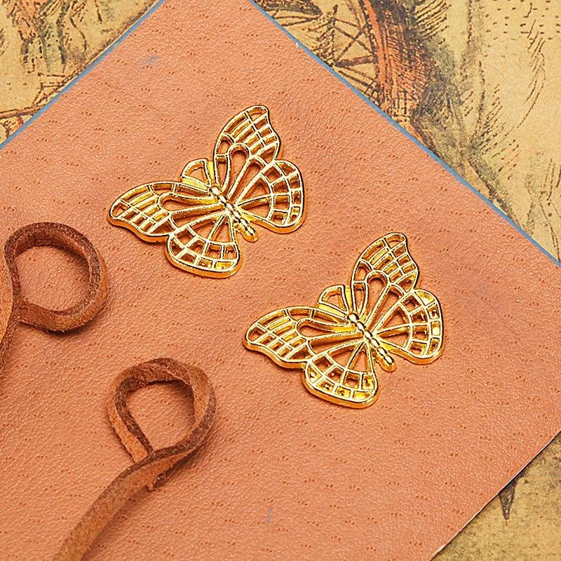 25x18MM Zinc Alloy Butterfly Hollow Charm Pendant for DIY Necklace Bracelet Jewelry Making