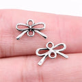 12x8mm 0.33g Multicolor Zinc Alloy Bow Butterfly Connector Charm for DIY Bracelet Necklace Jewelry Making