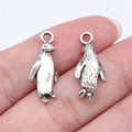 23x10mm 1.6g Antique Silver Zinc Alloy Penguin Charm Pendant for DIY Necklace Bracelet Jewelry Making
