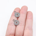 15x11mm 0.6g Antique Silver Zinc Alloy Rope Charm Pendant for DIY Bracelet Necklace Jewelry Making