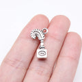 20x12mm 2.3g Antique Silver Zinc Alloy Quill Ink Charm Pendant for DIY Necklace Bracelet Making