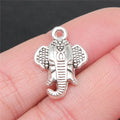 22x16mm 1.2g Multicolor Zinc Alloy Elephant Charm Pendant for DIY Necklace Bracelet Making