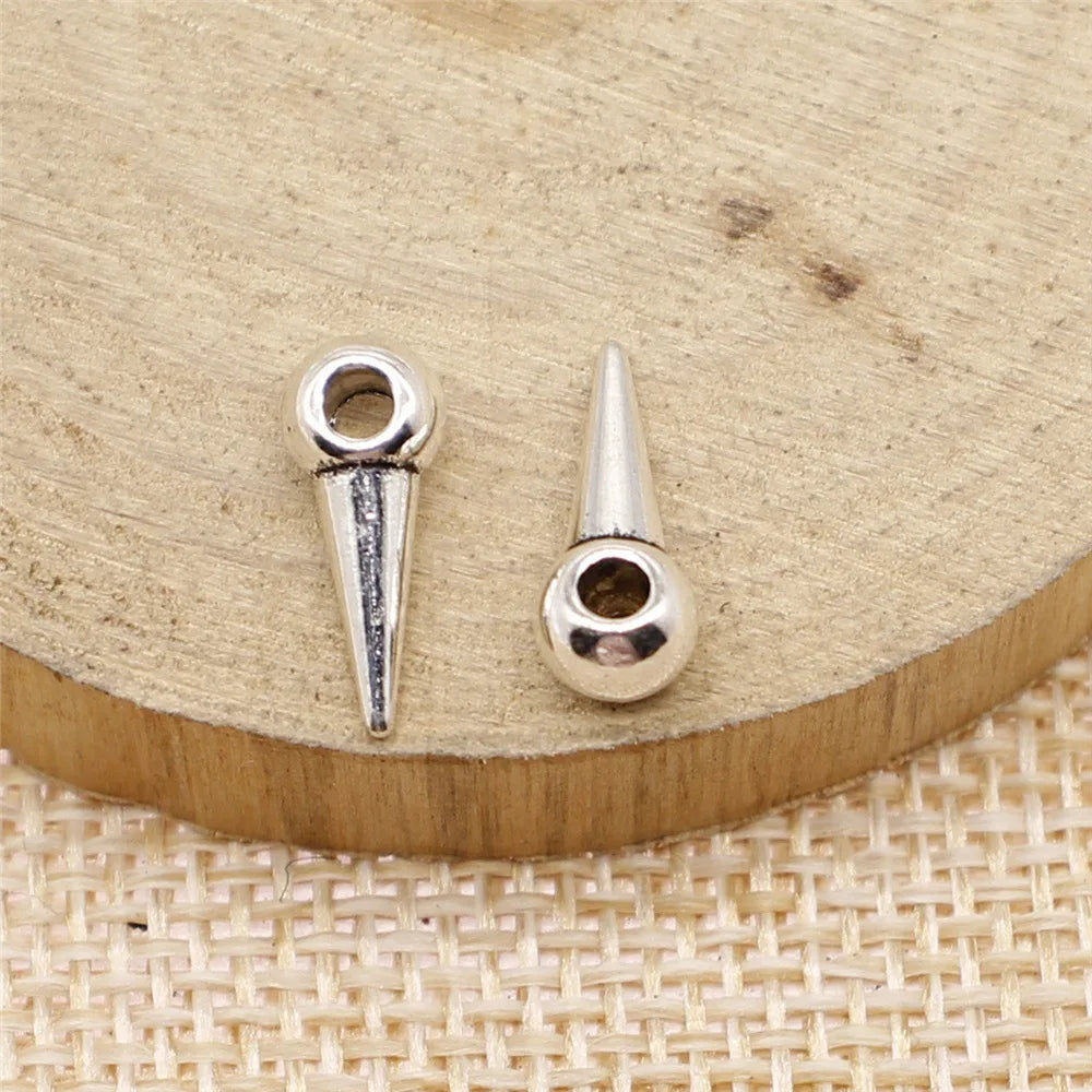 13x5x4mm 0.6g Multi Color Zinc Alloy Cone Spike Beads for DIY Pendant Bracelet Necklace Jewelry Making