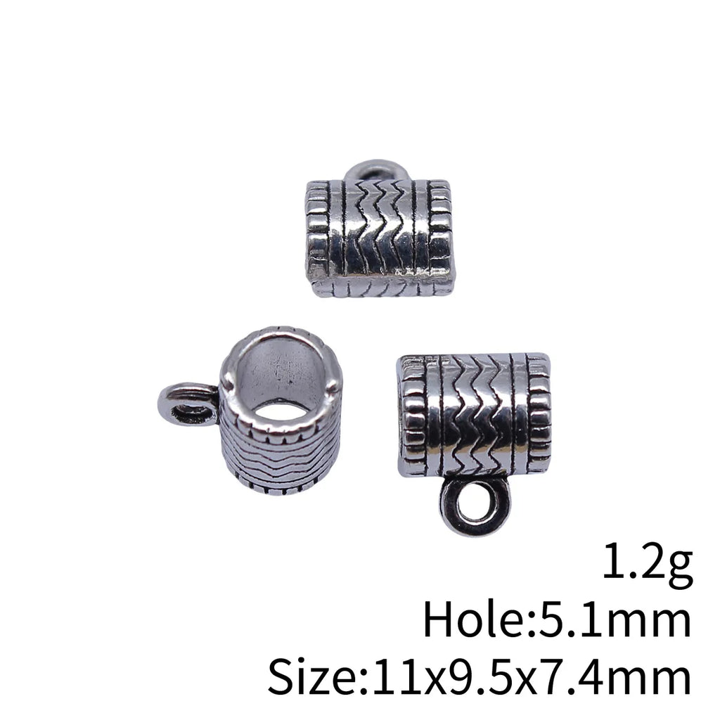 11x9.5x7.4mm 1.2g Multicolor Zinc Alloy Three Way Bail Pendant Connector for Bead Tassel Jewelry DIY