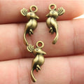 20x9mm 1.7g Multicolor Zinc Alloy Bird Charm Pendant for DIY Necklace Bracelet Jewelry Making