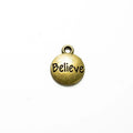 11MM Zinc Alloy Letter Charm Pendant for DIY Necklace Bracelet Jewelry Making