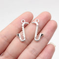 27x17mm 1.35g Multicolor Zinc Alloy Saxophone Charm Pendant for DIY Music Theme Jewelry Making