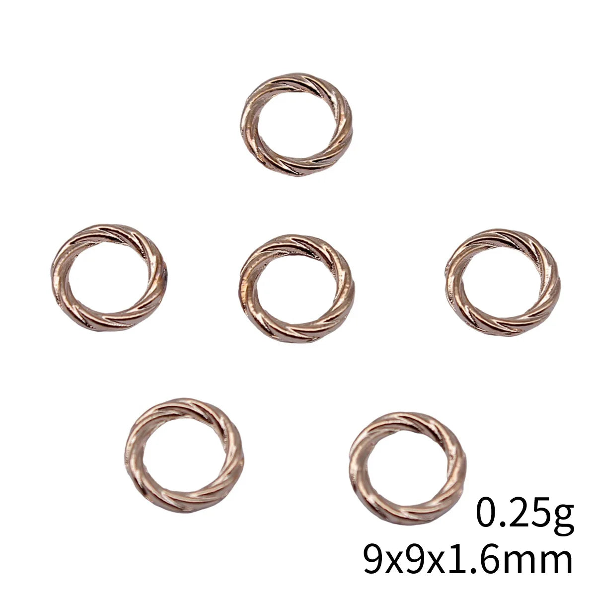 9x9x1.6mm 0.25g Zinc Alloy Round Ring Connector Charm for DIY Necklace Bracelet Jewelry Making