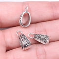 17x6mm 1g Multi Color Zinc Alloy Connector Bail Pendant Findings for DIY Bracelet Necklace Making