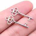 25x10mm 0.4g Multicolor Zinc Alloy Key Charm Pendant for DIY Jewelry Making