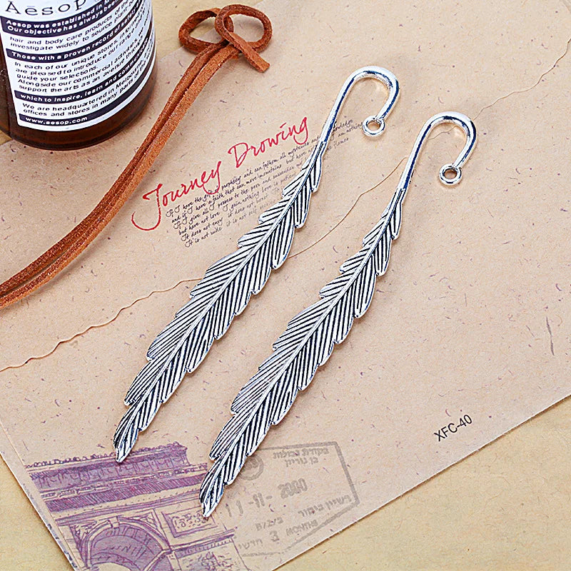 116x14MM Zinc Alloy Feather Charm Pendant for DIY Necklace Bracelet Jewelry Making