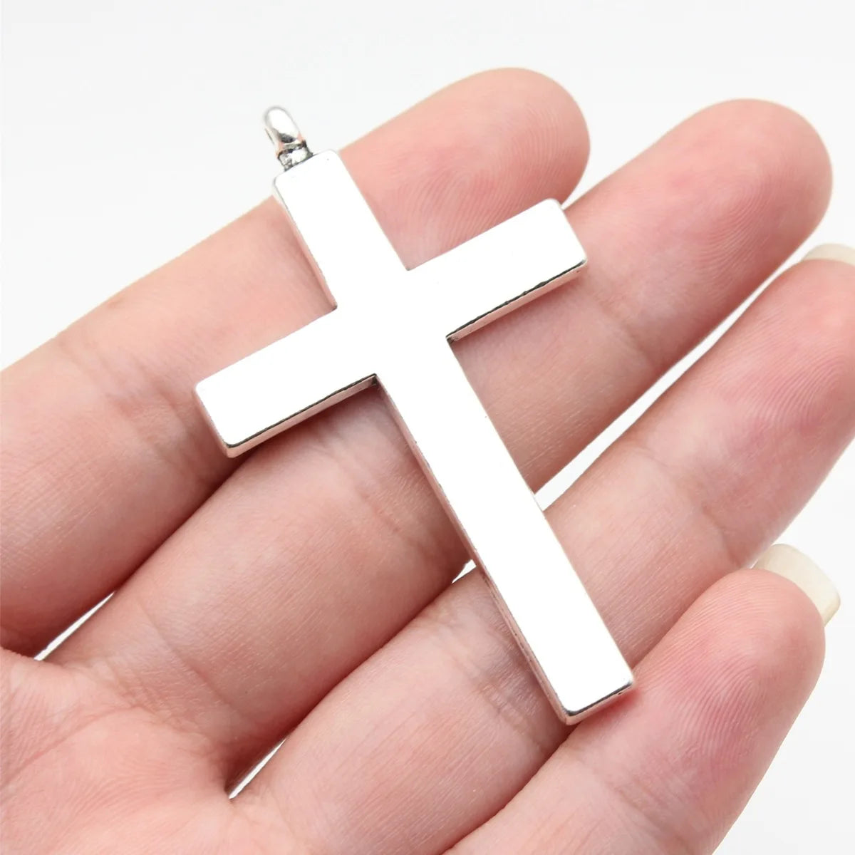 56x34mm 10.1g Multicolor Zinc Alloy Cross Charm Pendant for Necklace Bracelet DIY Jewelry Making