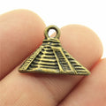 21x15mm 1.5g Multicolor Zinc Alloy Tower Charm Pendant for DIY Necklace Bracelet Making