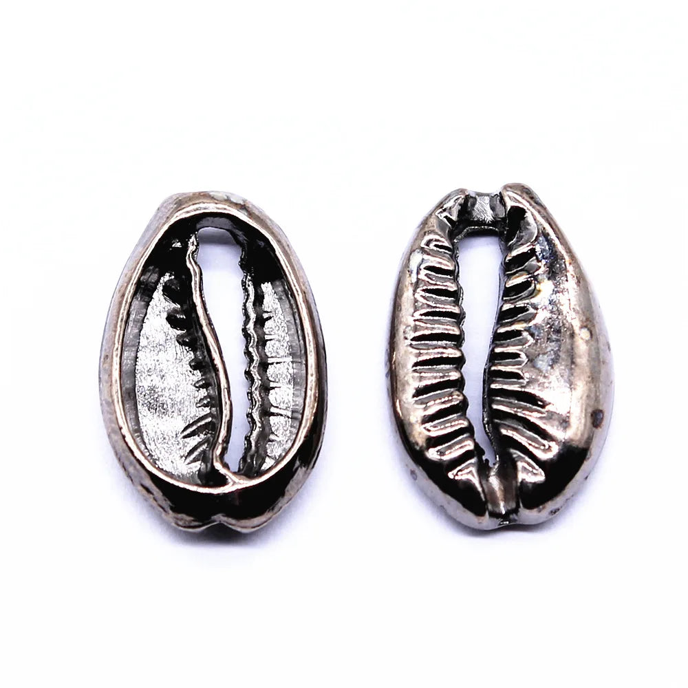 12x19mm 1.7g Multicolor Zinc Alloy Shell Connector Charm for Necklace Bracelet DIY Jewelry Making