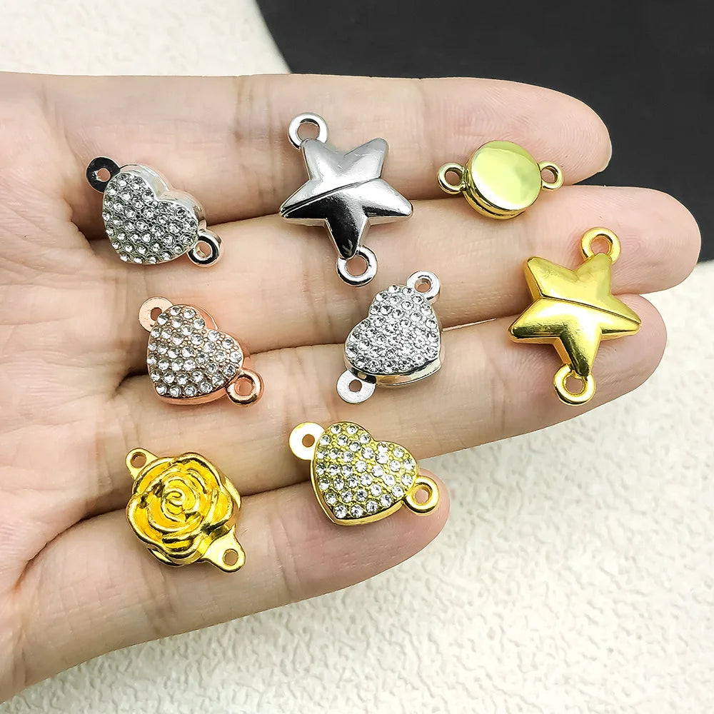 Iron Lobster Clasp Magnetic Clasp Extension Chain Connector for DIY Bracelet Necklace