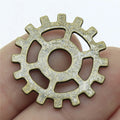 25mm 2.1g Multicolor Zinc Alloy Gear Charm Pendant for DIY Steampunk Necklace Bracelet Making