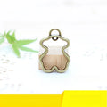 28x20MM Antique Silver Zinc Alloy Bear Charm Pendant for DIY Necklace Bracelet Jewelry Making