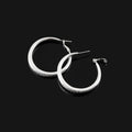 Elegant Frosted Alloy Hoop Circle Stud & Clip On No Piercing Twist Spiral Women's Fashion Earrings