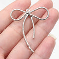 44x35mm 2.9g Multicolor Zinc Alloy Bow Butterfly Charm Pendant for Phone Strap Keychain DIY Jewelry Making