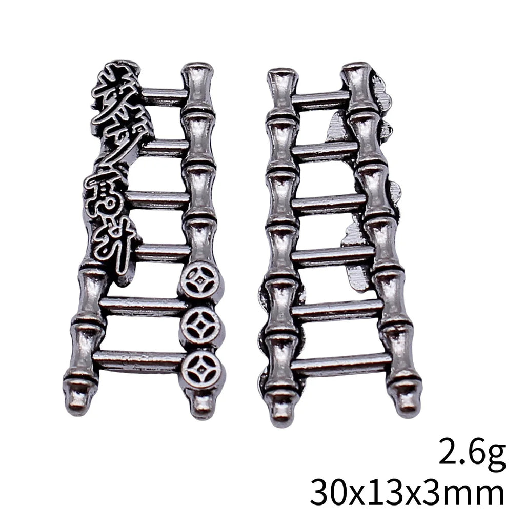 30x13x3mm 2.6g Antique Silver Zinc Alloy Ladder Charm Pendant for DIY Necklace Bracelet Making