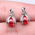 10x15mm 1.2g Zinc Alloy Eagle Claw Dragon Claw Loose Metal Beads for DIY Earrings Necklace