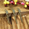 29x6MM Antique Silver Zinc Alloy Toothbrush Charm Pendant for DIY Necklace Bracelet Jewelry Making