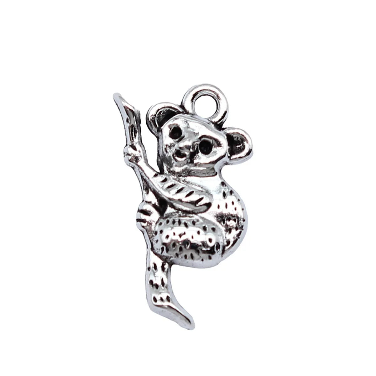 22x13mm 1.5g Antique Silver Zinc Alloy Koala Bear Charm Pendant for DIY Necklace Bracelet Jewelry Making
