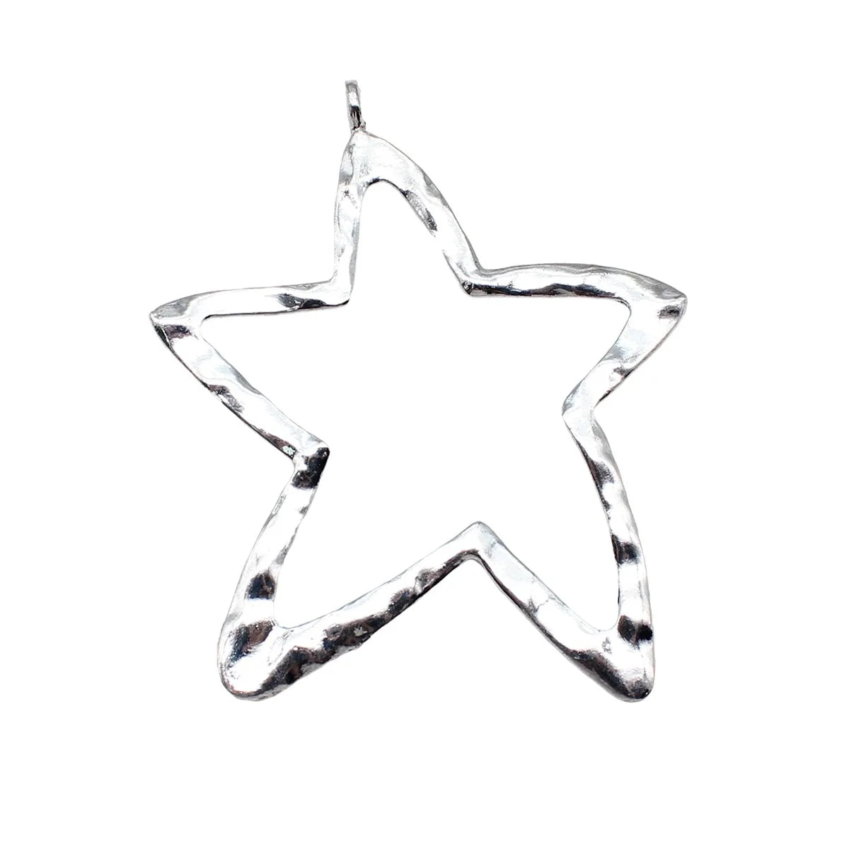 76x95mm 14.4g Antique Silver Zinc Alloy Extra Large Star Charm Pendant for DIY Necklace Bracelet Making