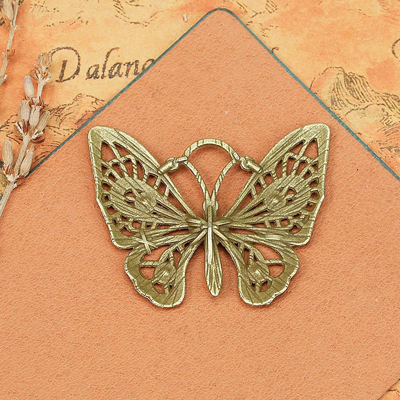 48x35MM Zinc Alloy Butterfly Charm Pendant for DIY Necklace Bracelet Jewelry Making