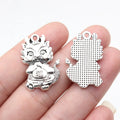 28x18mm 4.2g Multicolor Zinc Alloy Chinese Dragon Charm Pendant for Necklace Bracelet Keychain DIY