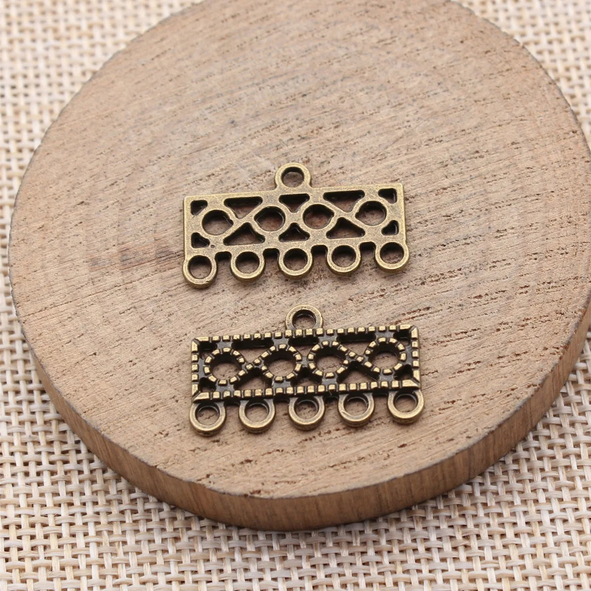 24x14mm 1.5g Multi Color Zinc Alloy Earring Connector Charm Findings for DIY Earrings Jewelry Making