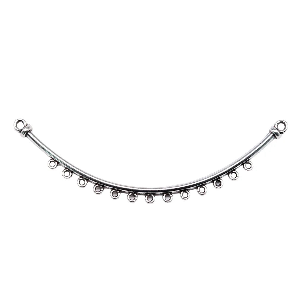 78x4mm 2.8g Antique Silver Zinc Alloy Long Bar Necklace Connector Charm Pendant for DIY Jewelry Making