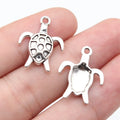 20x16mm 1g Antique Silver Zinc Alloy Sea Turtle Charm Pendant for DIY Bracelet Necklace Jewelry