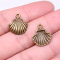 18x15mm 1g Multicolor Zinc Alloy Shell Charm Pendant for DIY Necklace Bracelet Jewelry Making