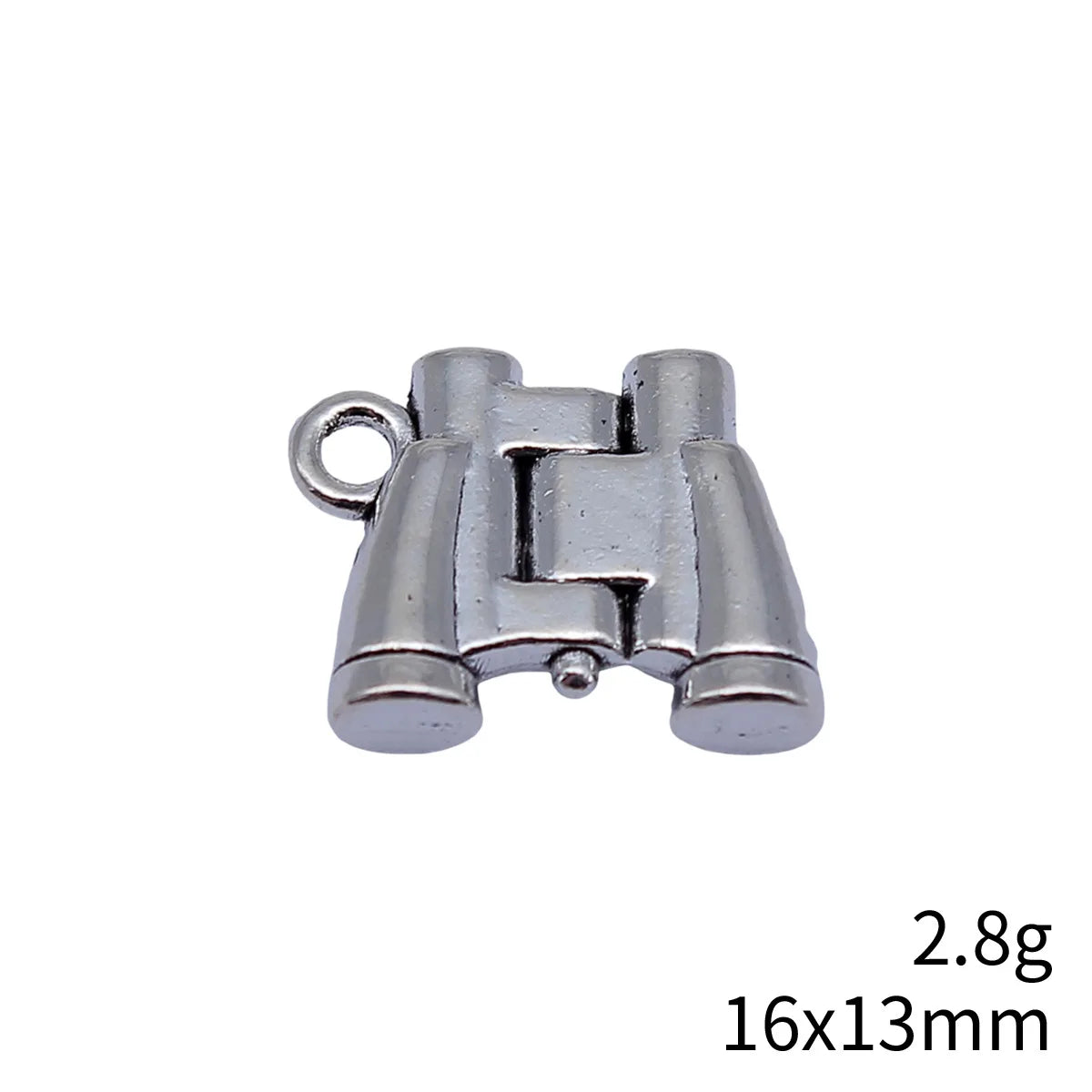 16x13mm 2.8g Multi Color Zinc Alloy Telescope Charm Pendant for DIY Necklace Bracelet Jewelry