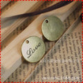 20x19MM Zinc Alloy Love Charm Pendant for DIY Necklace Bracelet Jewelry Making