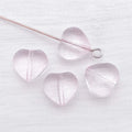 Colorful Glass Small Heart Loose Beads for DIY Phone Strap Bracelet Keychain Jewelry