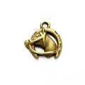 18x16MM Antique Silver Zinc Alloy Horse Charm Pendant for DIY Necklace Bracelet Jewelry Making