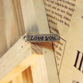 21x5MM Antique Silver Zinc Alloy I Love You Charm Pendant for DIY Necklace Bracelet Jewelry Making