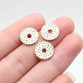 12x12x1.3mm 0.9g Multicolor Zinc Alloy Round Disc Spacer Beads for DIY Bracelet Necklace Jewelry Making