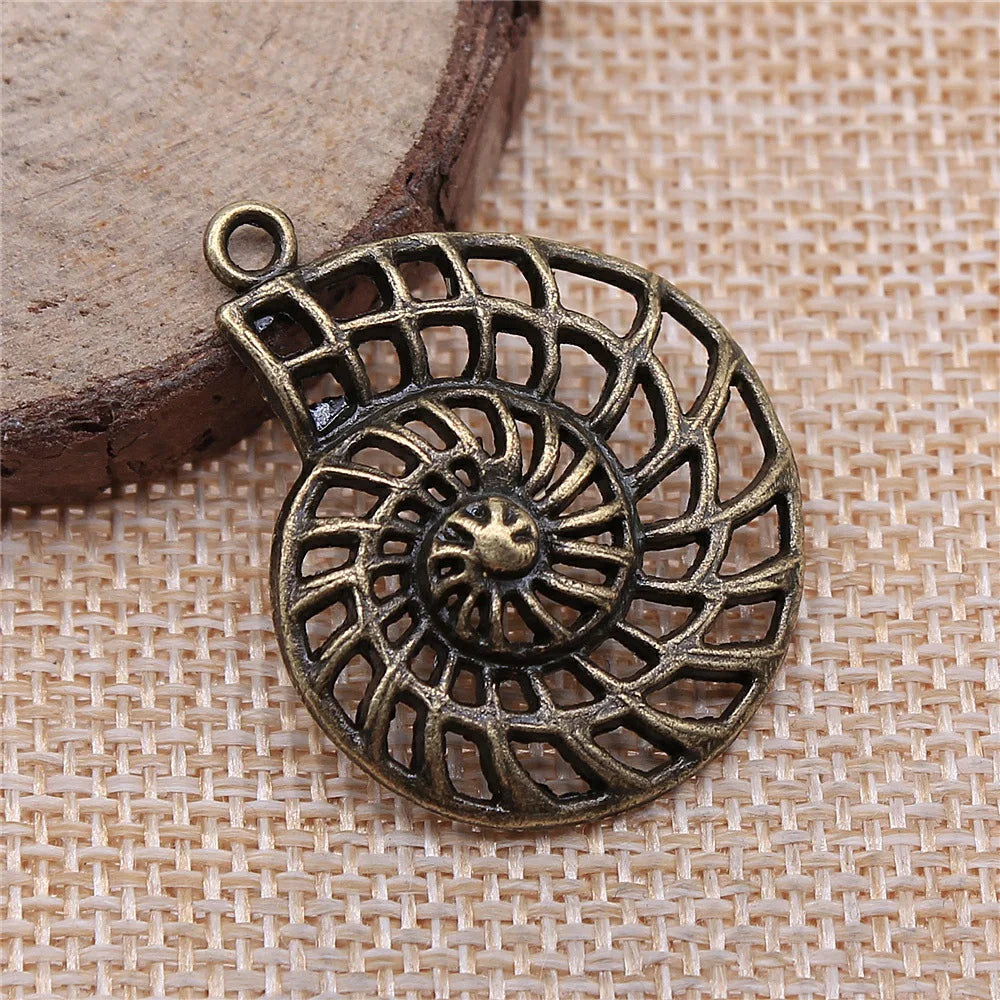 35x27mm 3.8g Multicolor Zinc Alloy Swirl Charm Pendant for DIY Bracelet Necklace Jewelry Making