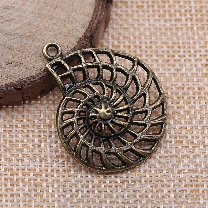 35x27mm 3.8g Multicolor Zinc Alloy Swirl Charm Pendant for DIY Bracelet Necklace Jewelry Making