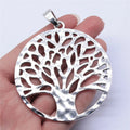 70x70mm 28g Antique Silver Zinc Alloy Tree of Life Charm Pendant for DIY Necklace Bracelet Making