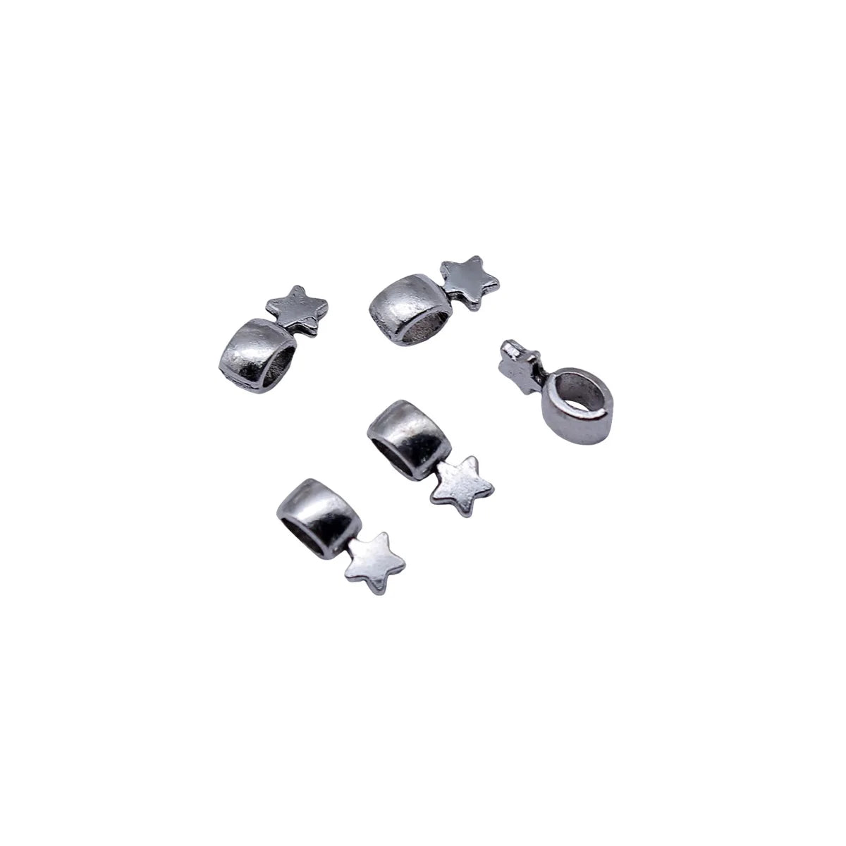 8.5x4x3.8mm 0.23g Antique Silver Zinc Alloy Small Star Charm Pendant for Necklace Bracelet DIY Jewelry