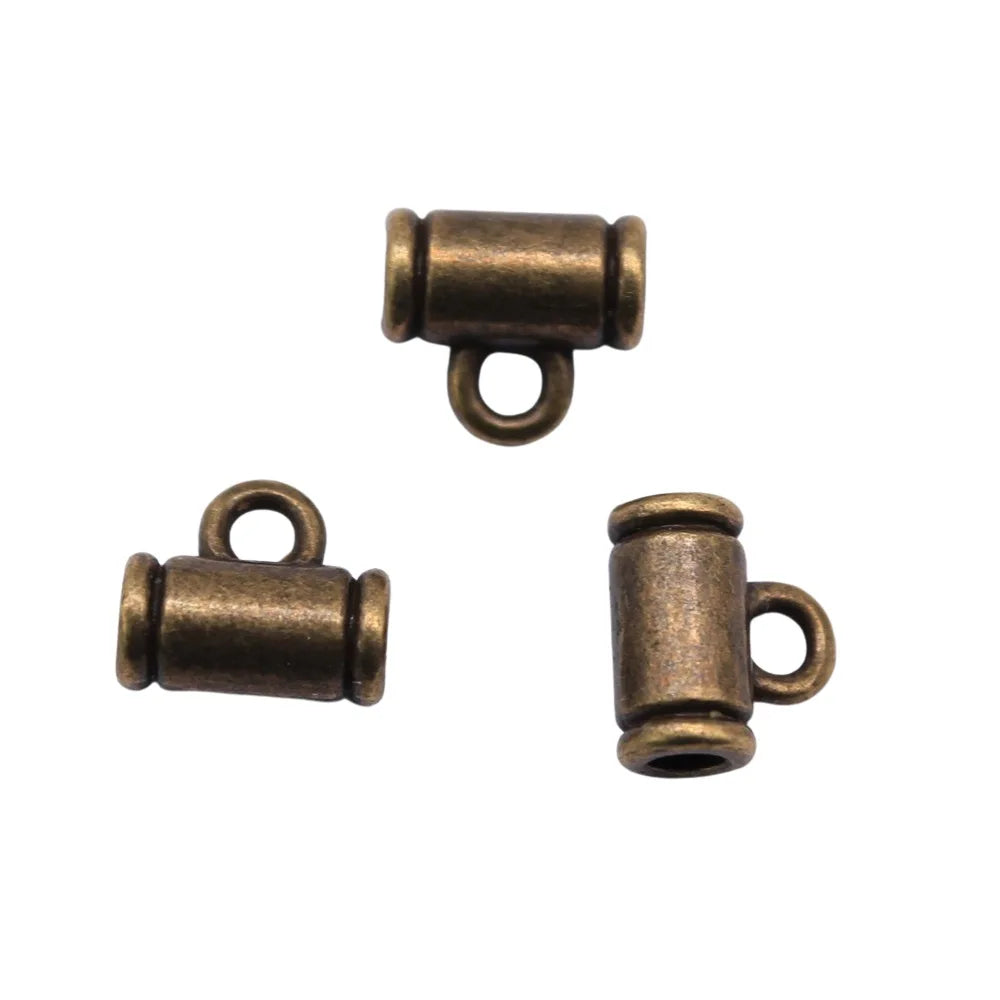 8x7x4mm 0.5g Multi-Color Zinc Alloy Small Pendant Bail Connectors for DIY Necklace Jewelry Making