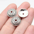 14x14x3.8mm 0.88g Multi Color Zinc Alloy Flower Bead Caps Jewelry Findings for DIY Bead Jewelry Making