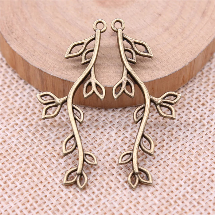 43x17mm 1.8g Multi Color Zinc Alloy Tree Branch Charm Pendant for DIY Necklace Bracelet Making